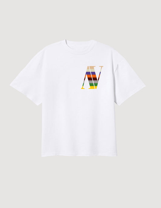 Ambivalent T-Shirt mit Multicolor Logo Aufdruck